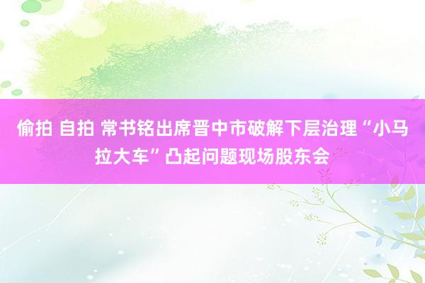 偷拍 自拍 常书铭出席晋中市破解下层治理“小马拉大车”凸起问题现场股东会