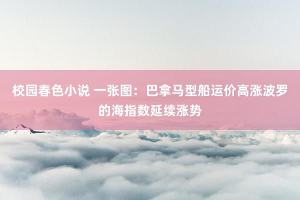 校园春色小说 一张图：巴拿马型船运价高涨波罗的海指数延续涨势